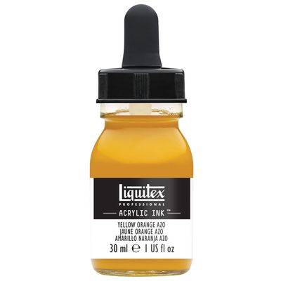 YELLOW ORANGE 30ML LQX PRO ACRYLIC INK