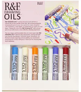 Hovedbilde R&F - Drawing OIl 12ml Modern Color Set with 6 ...