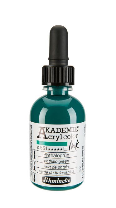 Hovedbilde Schmincke Akademie 50ml. ink phthalo green