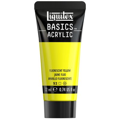 FLUORESCENT YELLOW 22ML LQX BASICS