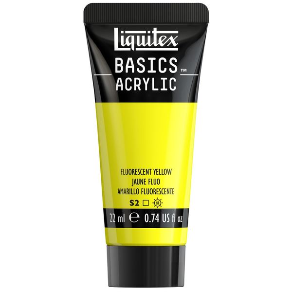 FLUORESCENT YELLOW 22ML LQX BASICS