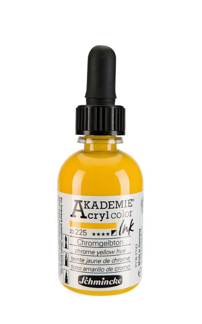 Hovedbilde Schmincke Akademie 50ml. ink chrome yellow hue