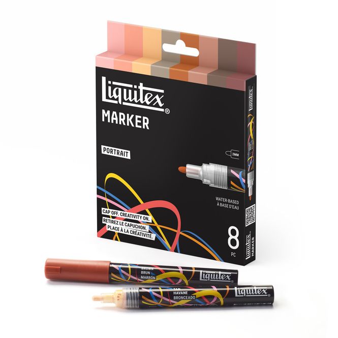 Hovedbilde LIQUITEX MARKER SET 8X2MM PORTRAIT