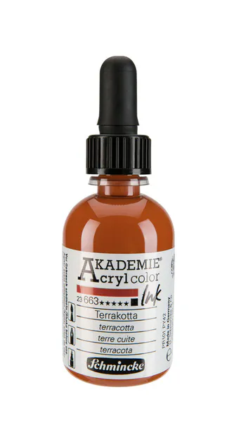 Schmincke Akademie 50ml. ink terracotta