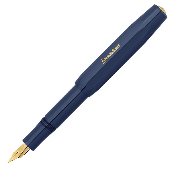 Kaweco Classic Sport Fyllepenn – F 0.7mm – Navy