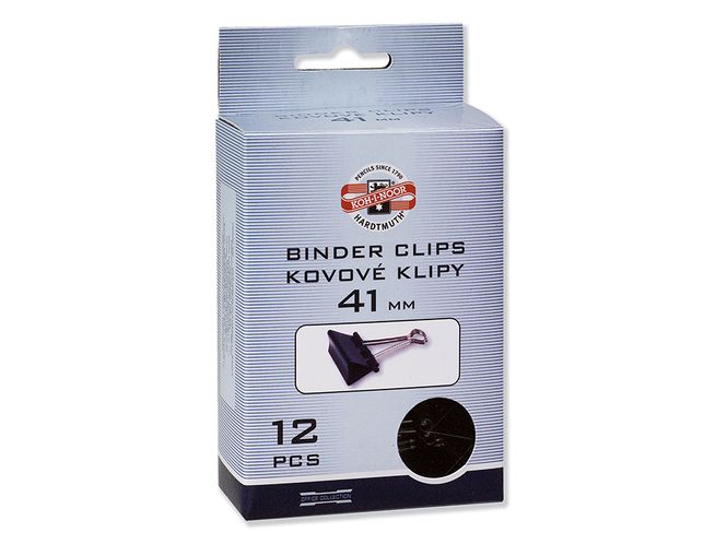 Hovedbilde Koh-I-Noor Binder Clips  Papirklype 41mm  12stk