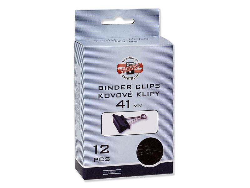 Koh-I-Noor Binder Clips  Papirklype 41mm  12stk