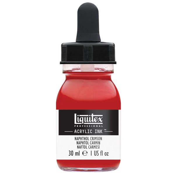 NAPHTOL CRIMSON 30ML LQX PRO ACRYLIC INK