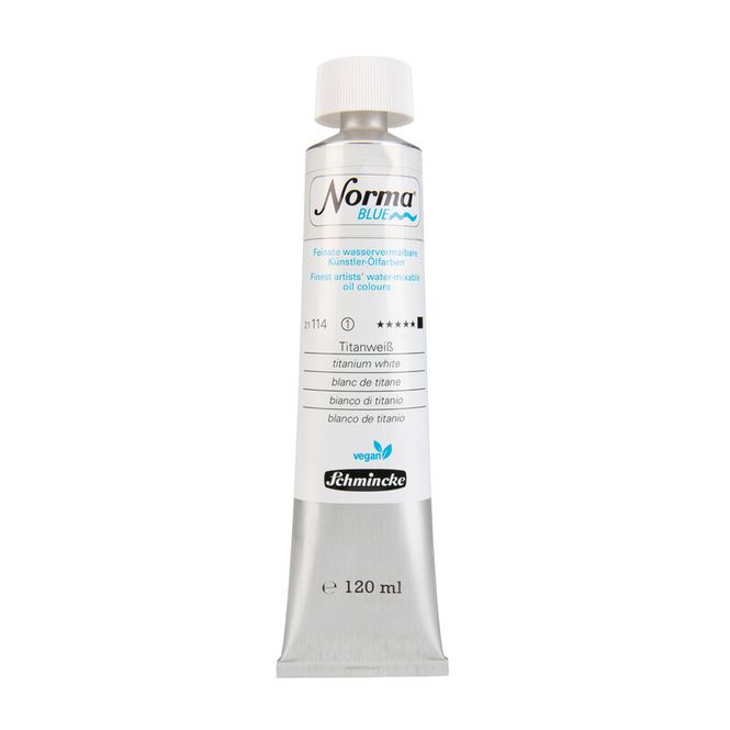 Hovedbilde Titanium white Norma Blue 120 ml