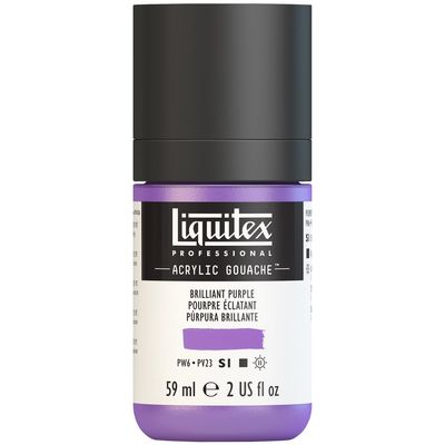BRILLIANT PURPLE 59ML LQX PRO ACRYLIC GOUACHE