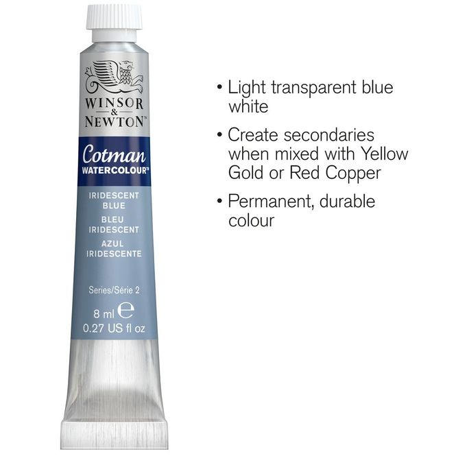 Hovedbilde IRIDESCENT BLUE 8ML TUBE W&N COTMAN