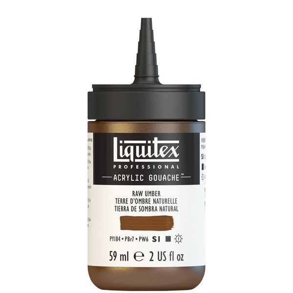 RAW UMBER 59ML LQX PRO ACRYLIC GOUACHE