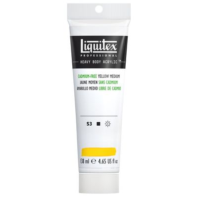CADMIUM FREE YELLOW MED 138ML LQX PRO HEAVY BODY