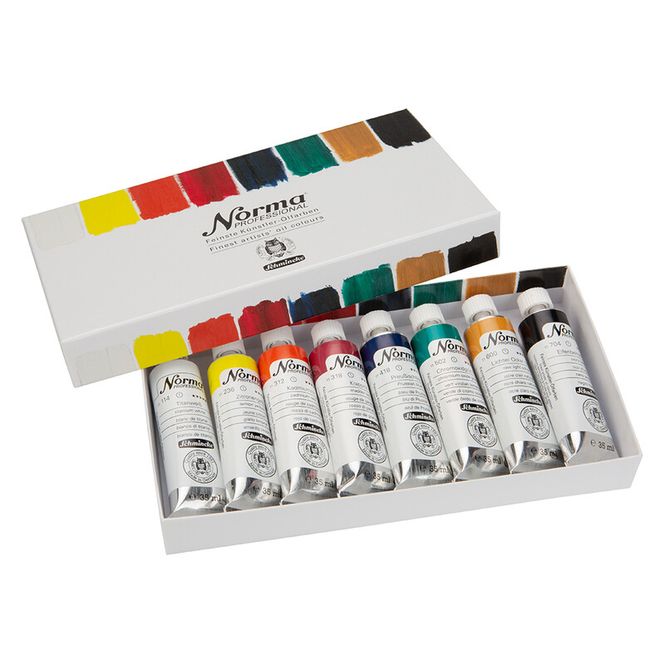 Hovedbilde Schmincke Norma Sett 8 x 35 ml. tube