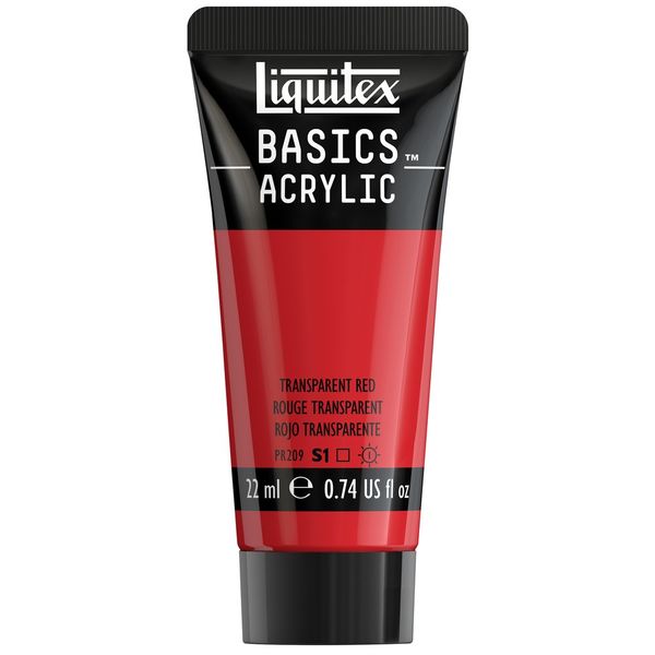 TRANSPARENT RED 22ML LQX BASICS