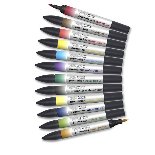 W&N WATERCOLOUR MARKER 12