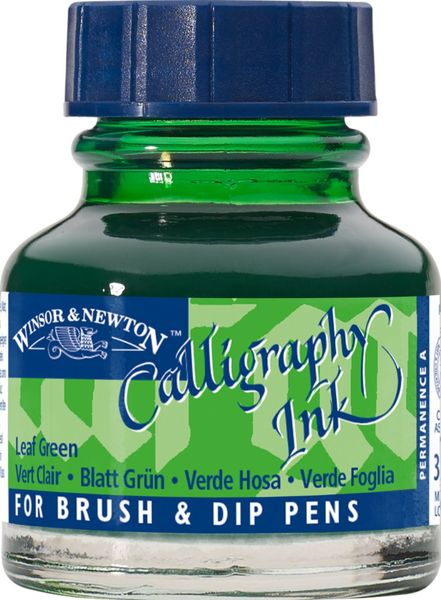 LEAF GREEN 30ML W&N CALLIGRAPHY INK