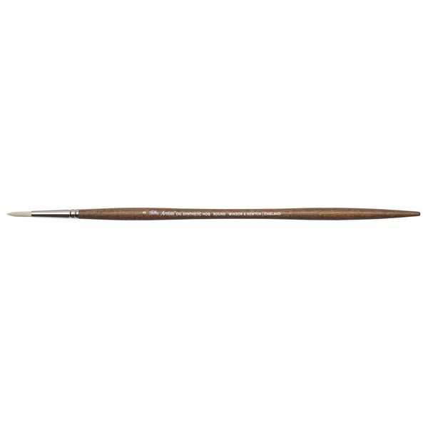 ROUND SIZE 3 W&N ARTISTS' OIL SYNTHETIC HOG BRUSH