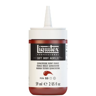 QUINACRIDONE BURNT ORANGE 59ML LQX PRO SOFT BODY