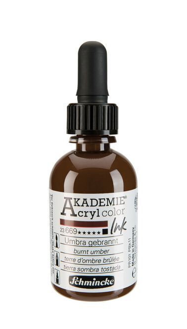 Hovedbilde Schmincke Akademie 50ml. ink burnt umber
