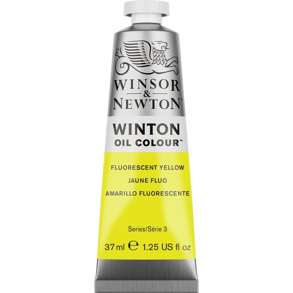 W&N WINTON OIL COLOUR 37ML TBE FLUO YELLOW