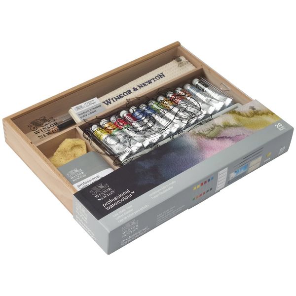 W&N PROFESSIONAL WATERCOLOUR 12 TUBE STUDIO CASE