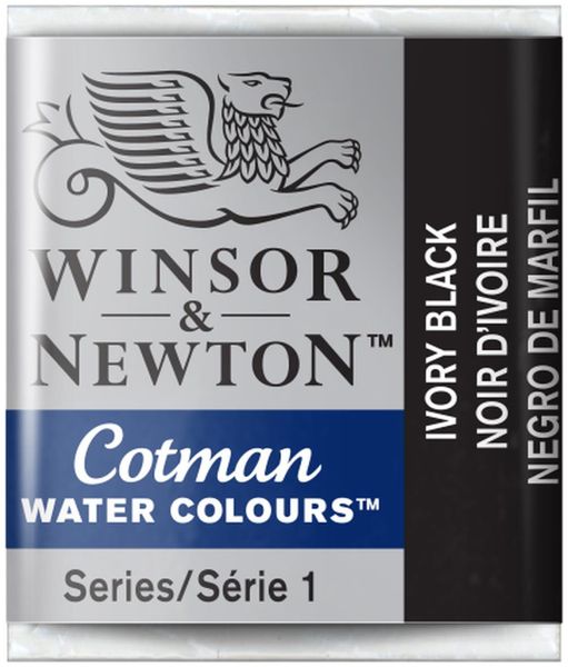 IVORY BLACK H/PAN W&N COTMAN