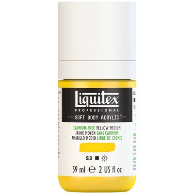 CADMIUM-FREE YELLOW MED. 59ML LQX PRO SOFT BODY