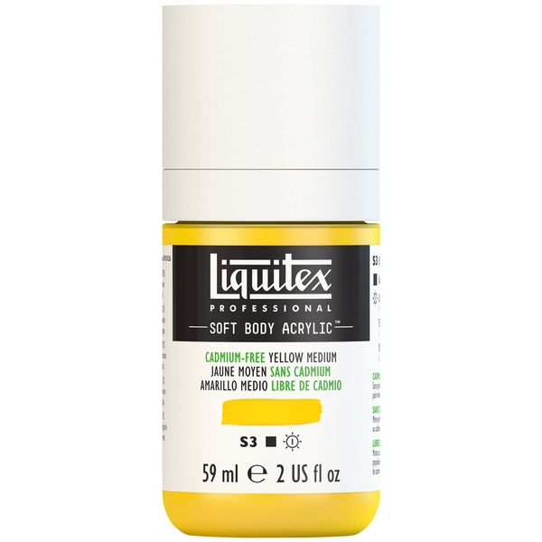 CADMIUM-FREE YELLOW MED. 59ML LQX PRO SOFT BODY