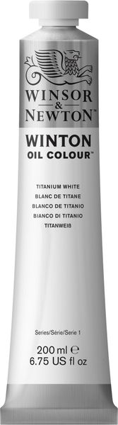 W&N WINTON OIL COLOUR 200ML TBE TITANIUM WHITE ROW