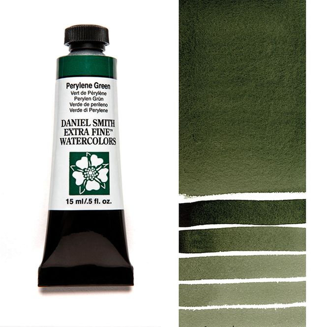 Hovedbilde Daniel Smith - Watercolour 15ml Perylene Green