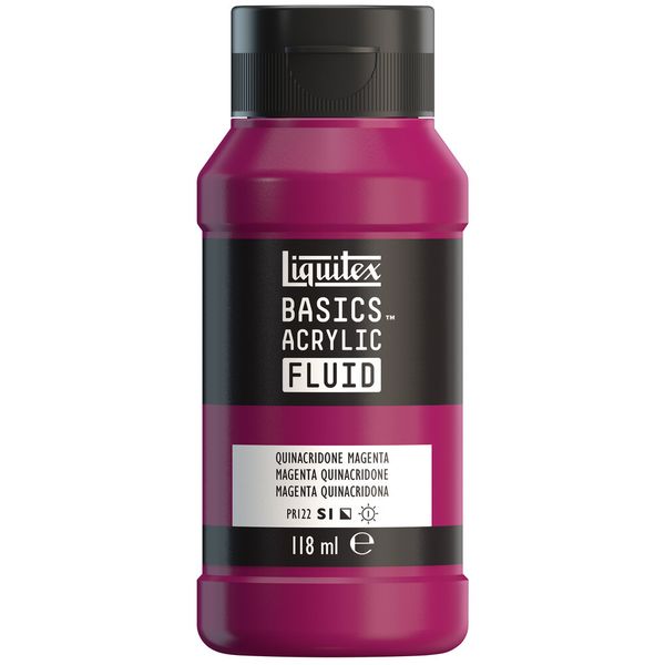 QUINACRIDONE MAGENTA 118ML LQX BASICS FLUID