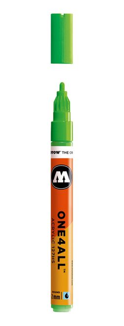 Hovedbilde One4All 127HS 2mm #219 neon green fluorescent