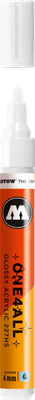 Acrylic marker One4All 227HS 4mm #251 white gloss