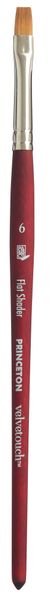 Princeton Velvetouch Synthetic Short Handle Flat Size 6 PG2