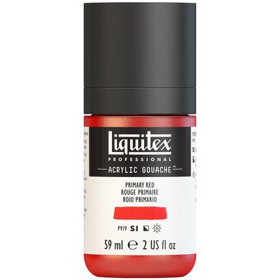 PRIMARY RED 59ML LQX PRO ACRYLIC GOUACHE