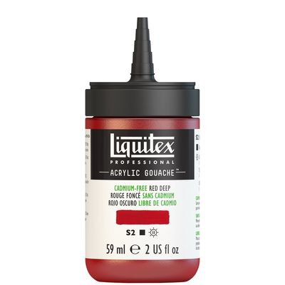 CADMIUM FREE RED DEEP 59ML LQX PRO ACRYLIC GOUACHE