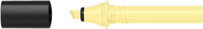 Sketcher Cartridge chisel canary yellow