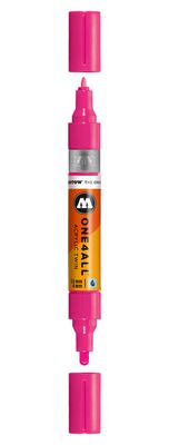 Acrylic marker One4All Twin1,5/4mm #217 neon pink fluoresc.