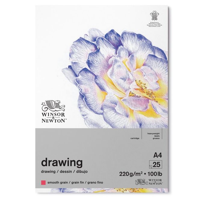 Hovedbilde W&N DRAWING PAD SMOOTH 220 A4 25S