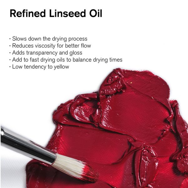 W&N OIL ADDITIVE 75ML BTL LINSEED OIL REFINED V4