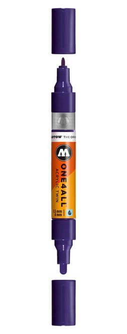 Hovedbilde Acrylic marker One4All Twin 1,5/4mm #043 violet ...