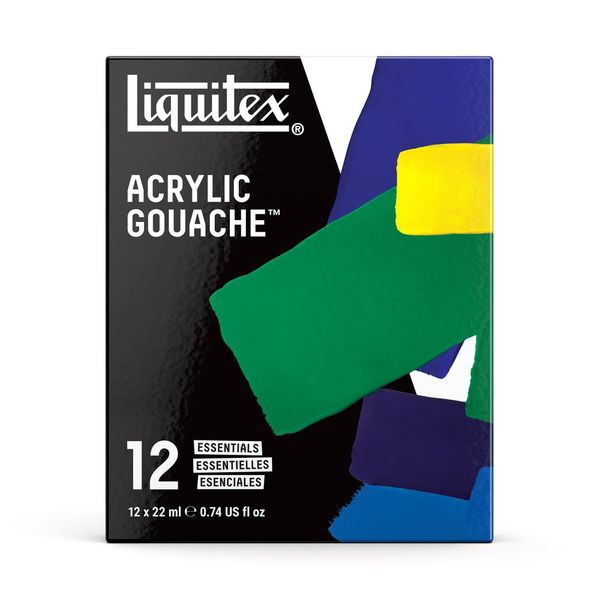 LQX PRO ACRYLIC GOUACHE 12X22ML SET ESSENTIALS