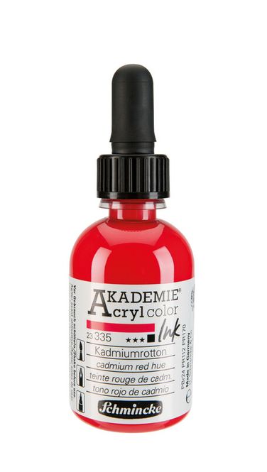 Hovedbilde Schmincke Akademie 50ml. ink cadmium red hue