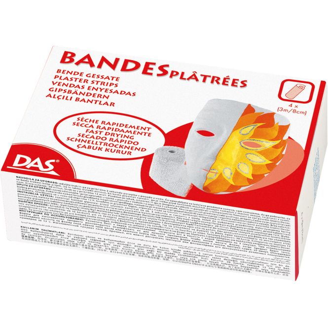 Hovedbilde DAS Plaster Strips 3m x 8cm, 4 Rolls