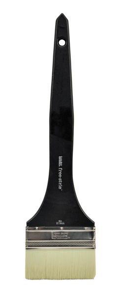 LARGE FLAT 4IN LONG HANDLE LQX PRO FREE STYLE BRUSH